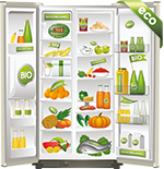 Refrigerados lleno de productos